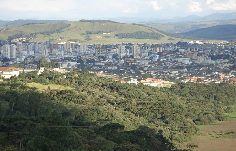 Vista da cidade de Lages